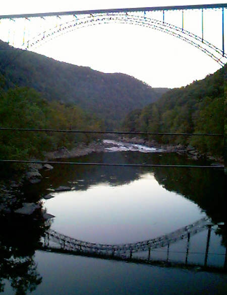 A beautiful shot from the OLD river crossing.