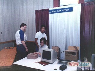 Keith, Paul & Gilbert setup for the World of Atari (Dallas)